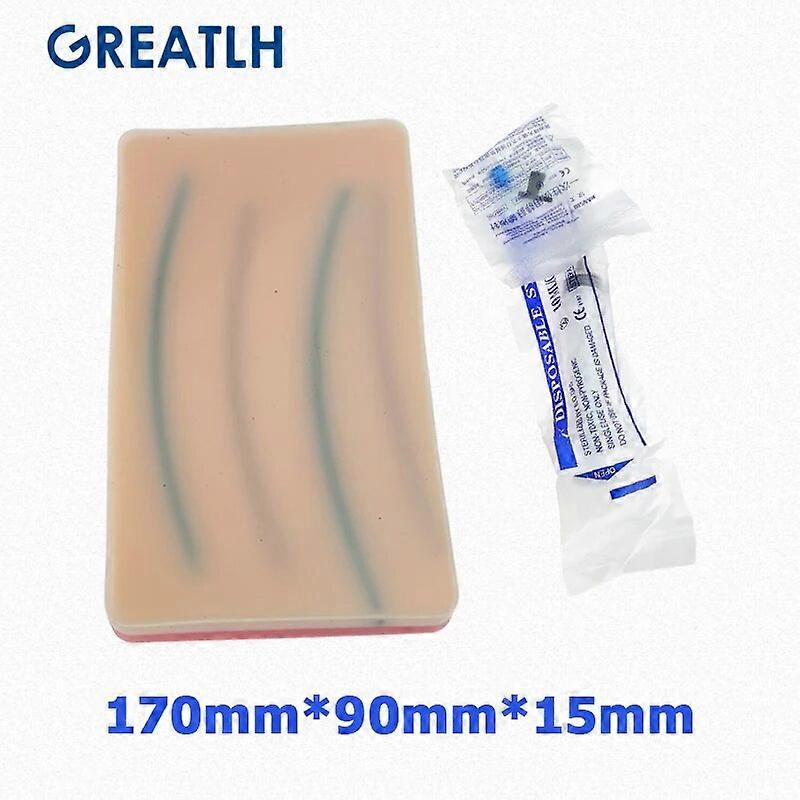 Student Silicone Injection Practice Pad IV Venipuncture Injection Training Model