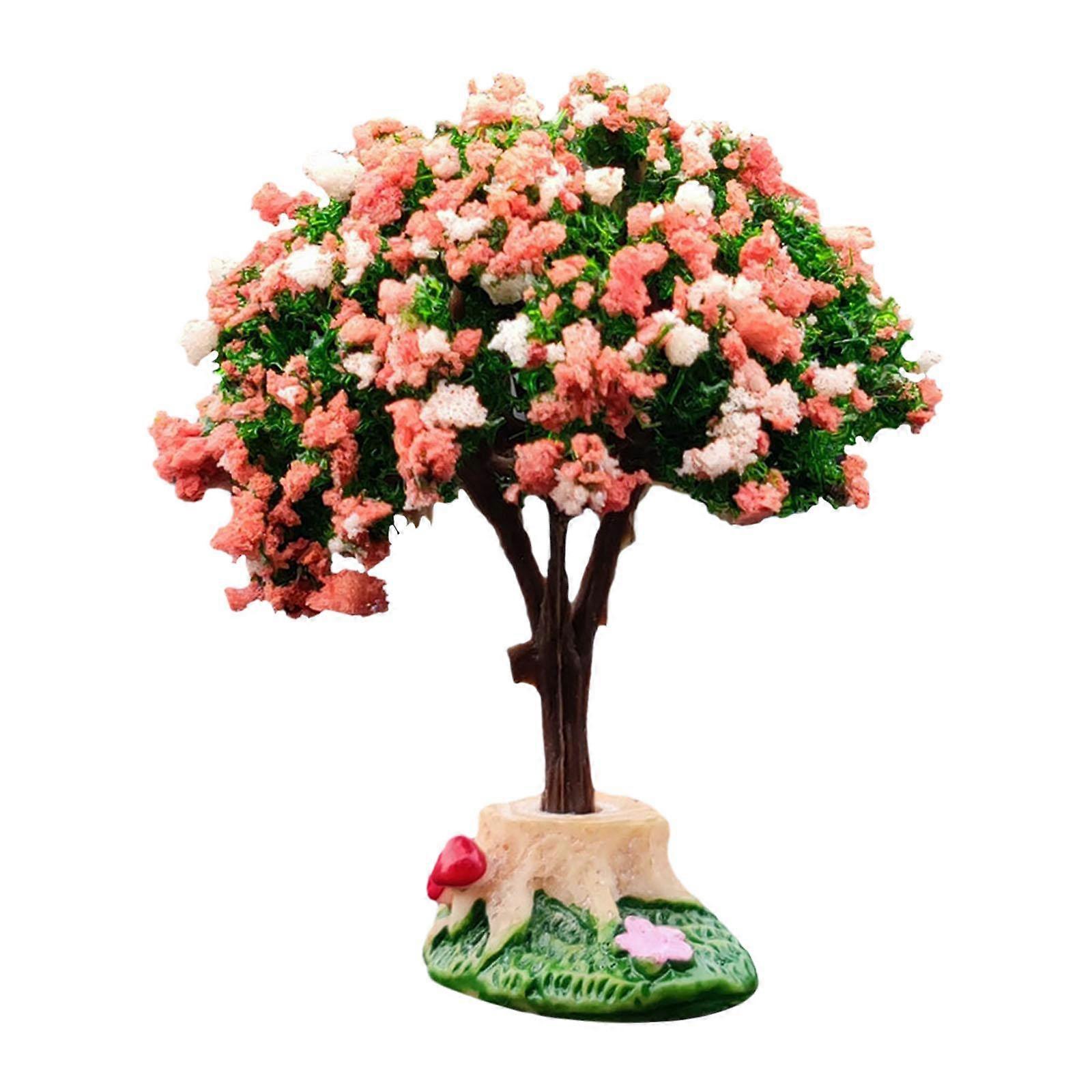 Car Dashboard Ornament Artificial Bonsai Tree for Bedroom Desktop Decor Style A