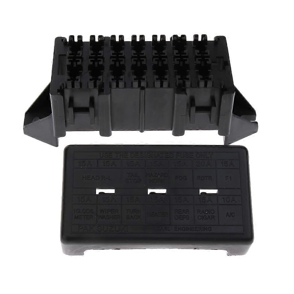 2x Car Boat 14Way Terminal Circuit Standard ATO ATC  Fuse Box Block Holder