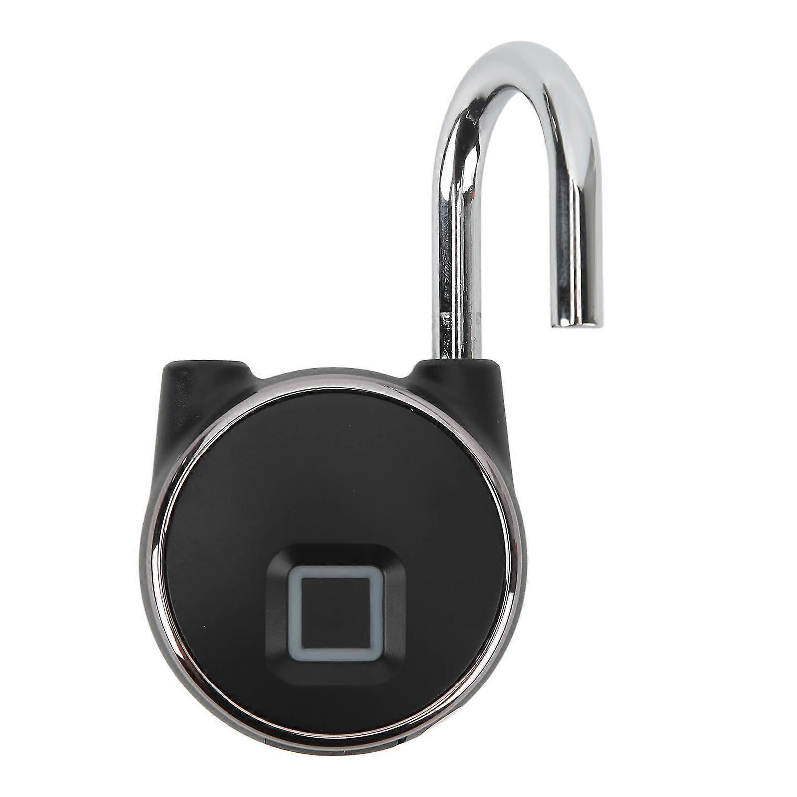 Smart Fingerprint Padlock Compact USB Charging Keyless Padlock for Home Dormitory Warehouse