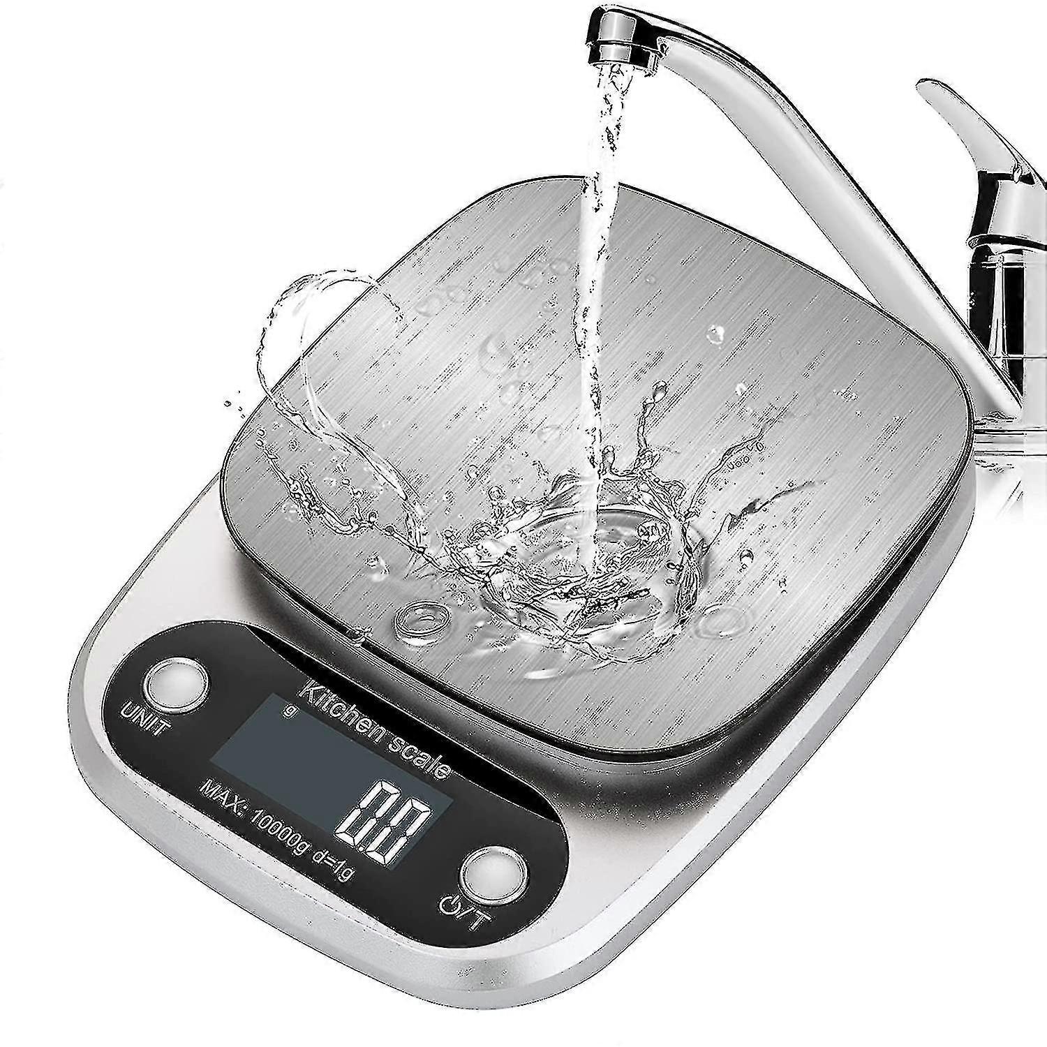 Báscula de cocina de alta precisión de 22 lbs/10 kg