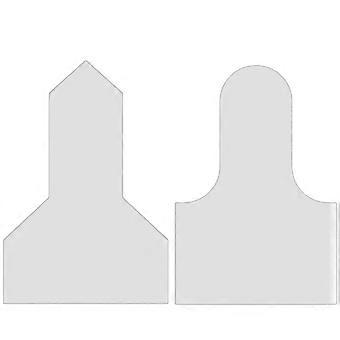 Transparent Hanging Hand Towel Template Portable Quilting Rulers Acrylic Stencils for Household