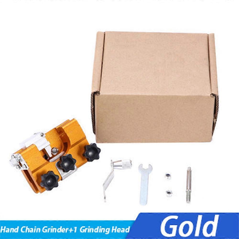 Chain Saw Sharpener Manual Chainsaw Sharpening Jig Portable Woodworking Grinding Chains Sharpen Machinery Garden Power Tools