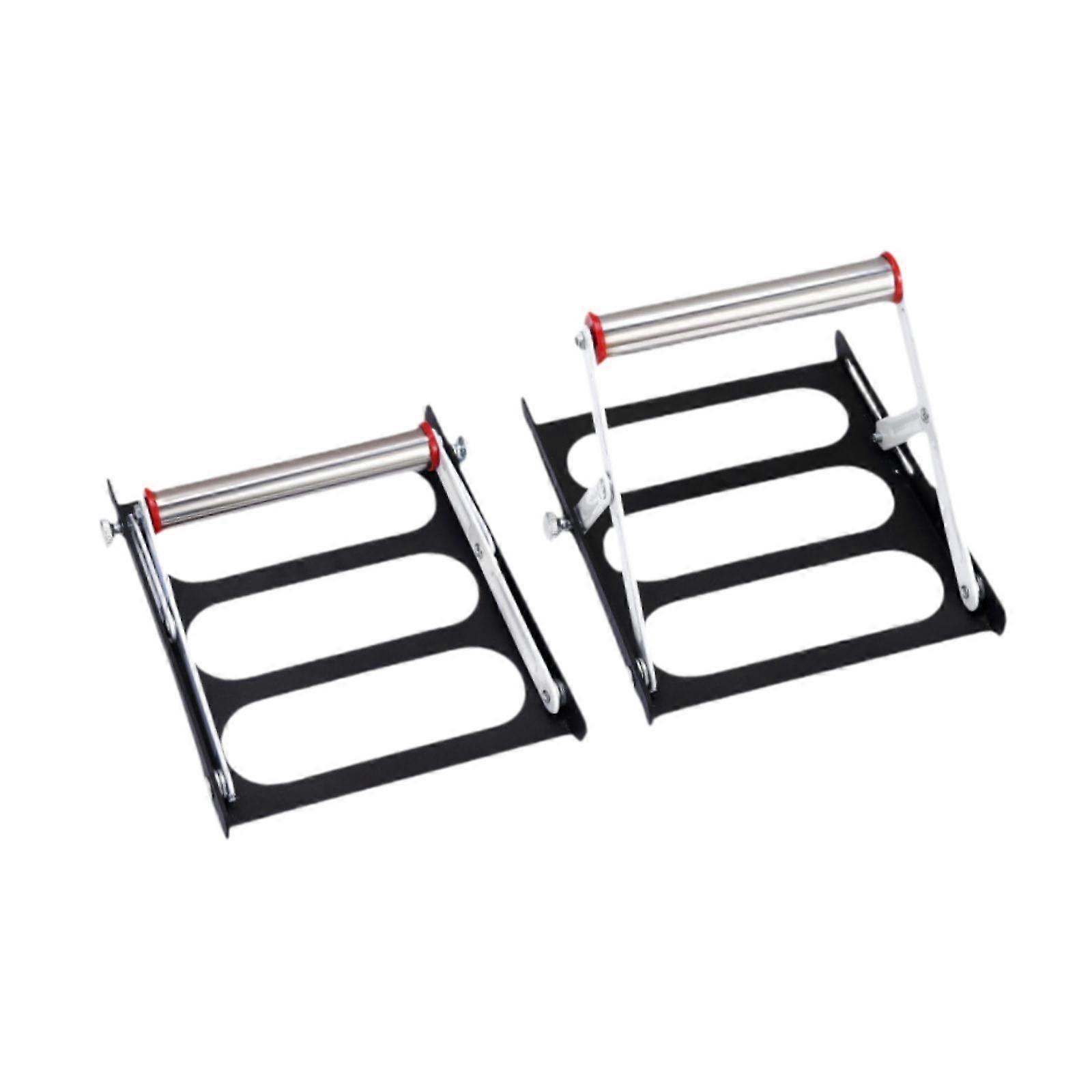 2Pcs Material Supports Reinforced Base Stable Cutting Machine Support Stands