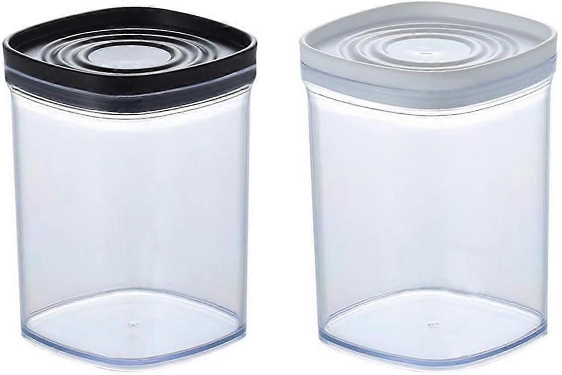 WJTG  2 plastic storage boxes with lid 520 mlJ