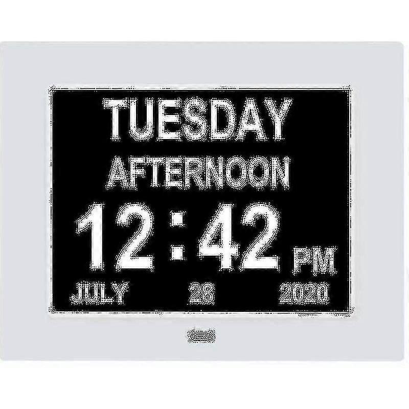 Digital Dementia Clock Clock Day Clock Display Clear Unabbreviated And