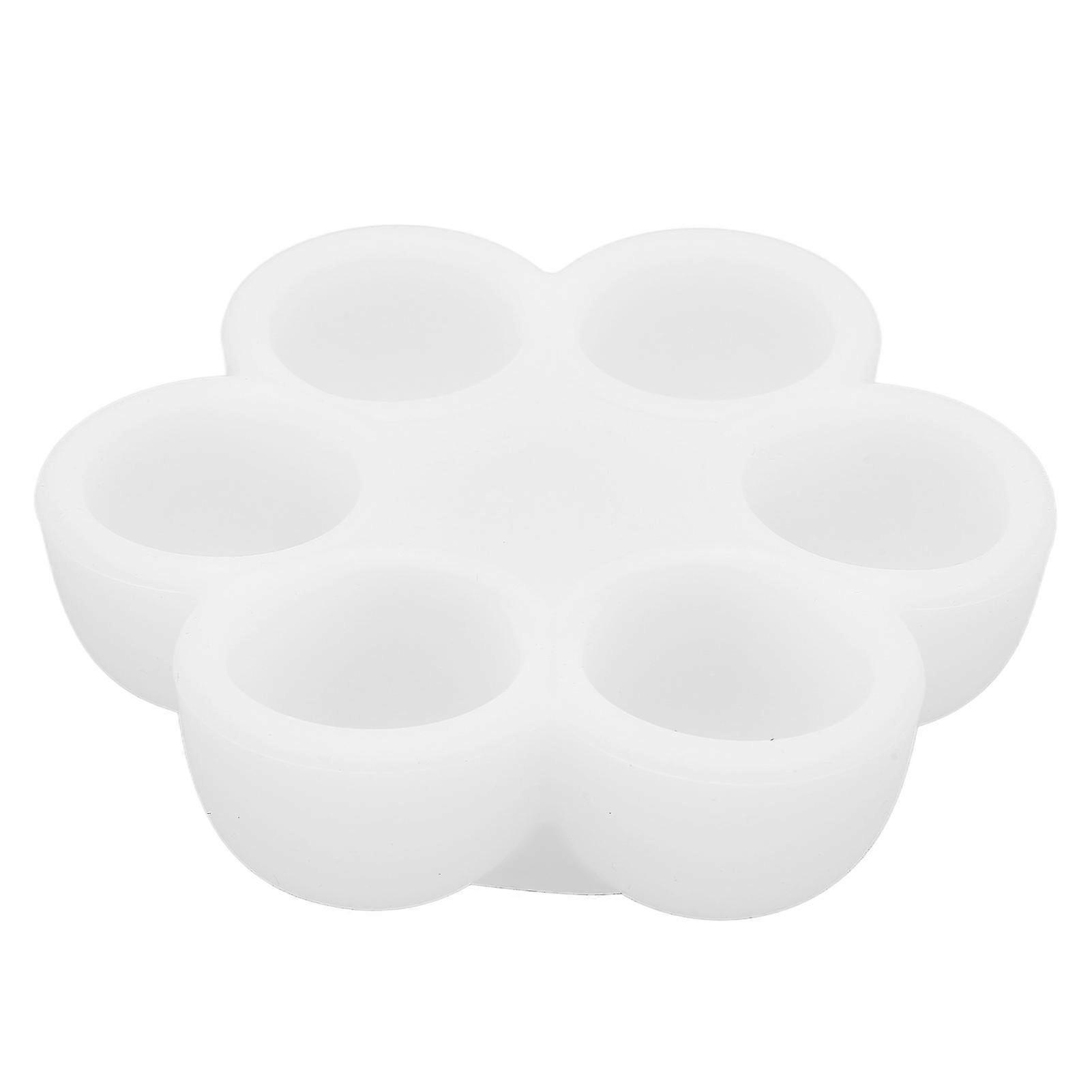 6 Grids Diy Soap Mold Soft Silicone Multifunction Reusable Eggs Organizer Candle Making Molds