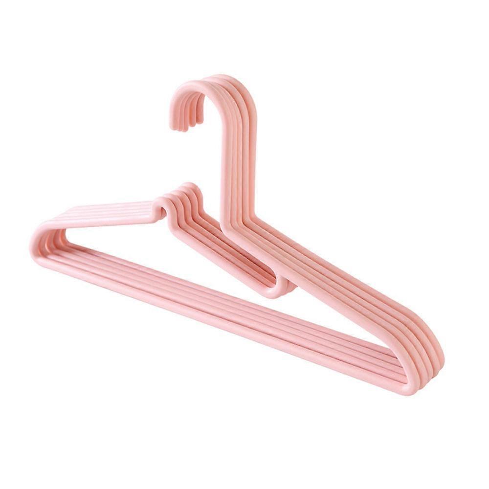10 peças de cabides simples - rosa