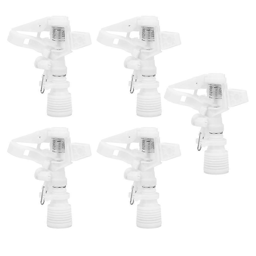 5pcs Dn20 Internal Thread Rocking Arm Nozzle Controllable Angle Rotating Sprayer