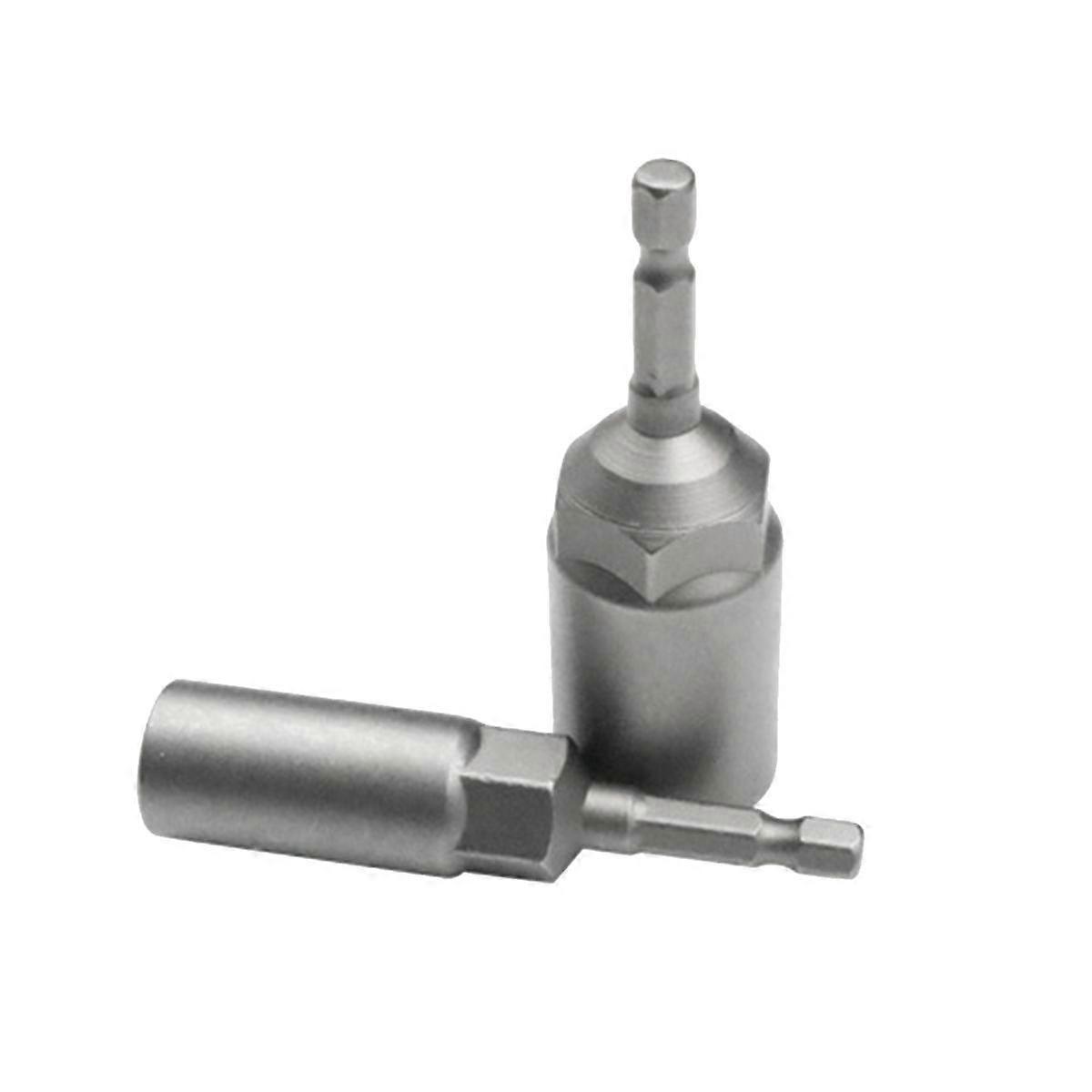 10Pcs 5.5mm-14mm Hex Socket Sleeve Nozzles Nut Driver Set for Power Drills Impact Drivers Power Screwdriver Handle Tools