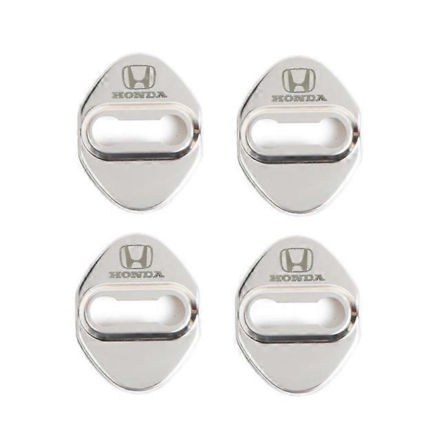 4pcs Door Lock Decoration Protection Cover Emblem Case For Mugen Power Civic Accord Crv Hrv Jazz Accessories Car Styling - Door Lock Protective Cover
