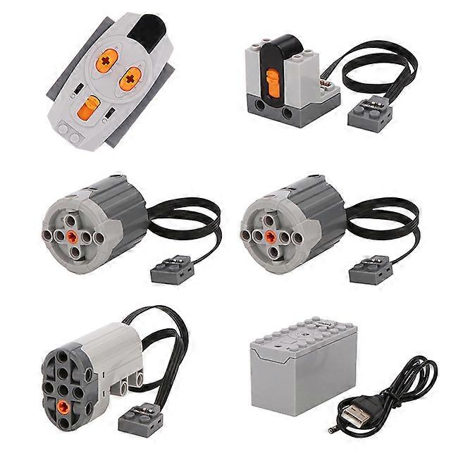 4Wd Off-Road Technical Electric Remote Control Climbing RC Car Model Engine Motor Moc Differential Gear Building Block Toy