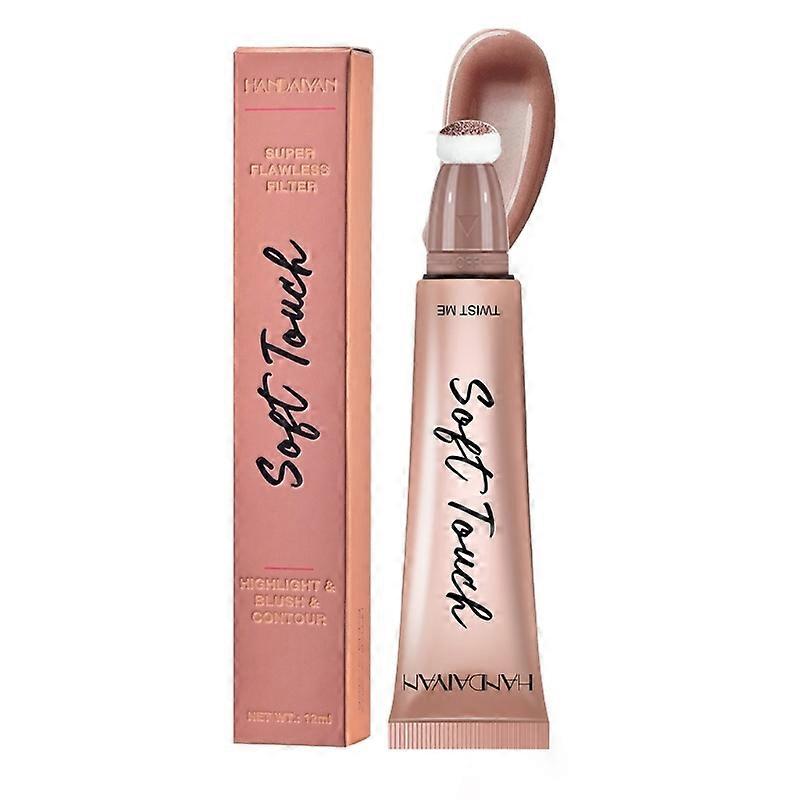 Contour Beauty Wand Blush Highlighter Concealer-Stick with Sponge Applicator