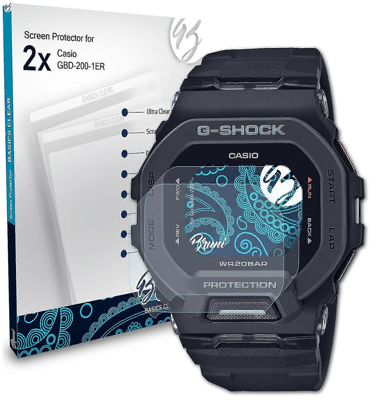 Protetor de Tela Bruni 2x para Casio GBD-200-1ER - Película Protetora