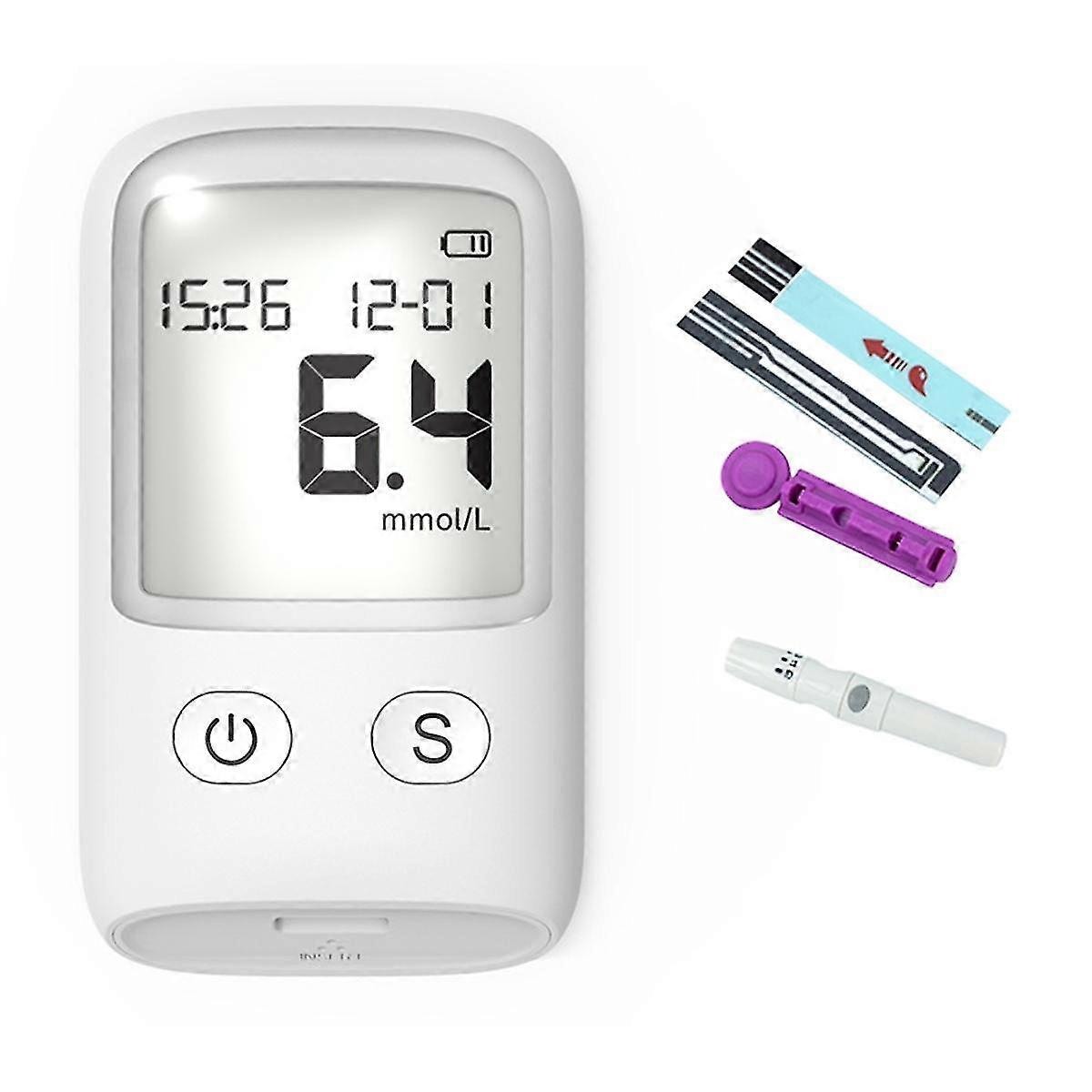 Hemoglobin Meter Hemoglobin Tester Hemoglobin Test Kit Glucometer to Measure Blood Sugar,25 Test St