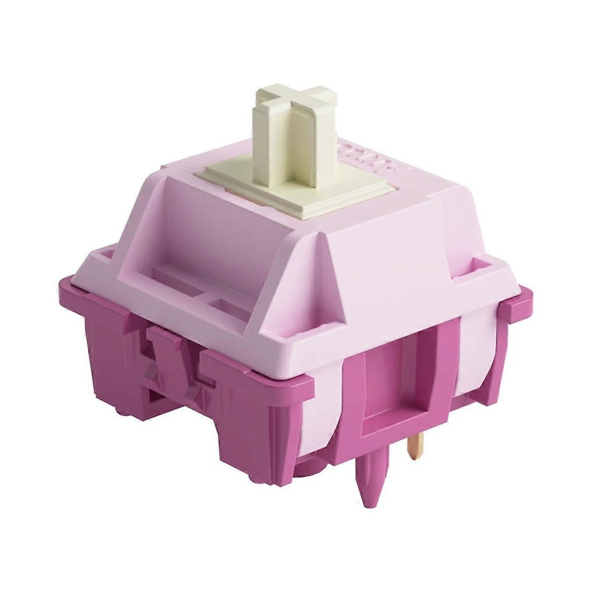 45Pcs Creamy Pro Switch 5-Pin 30gf Paragraph Axis Compatible with MX Mechanical Keyboard