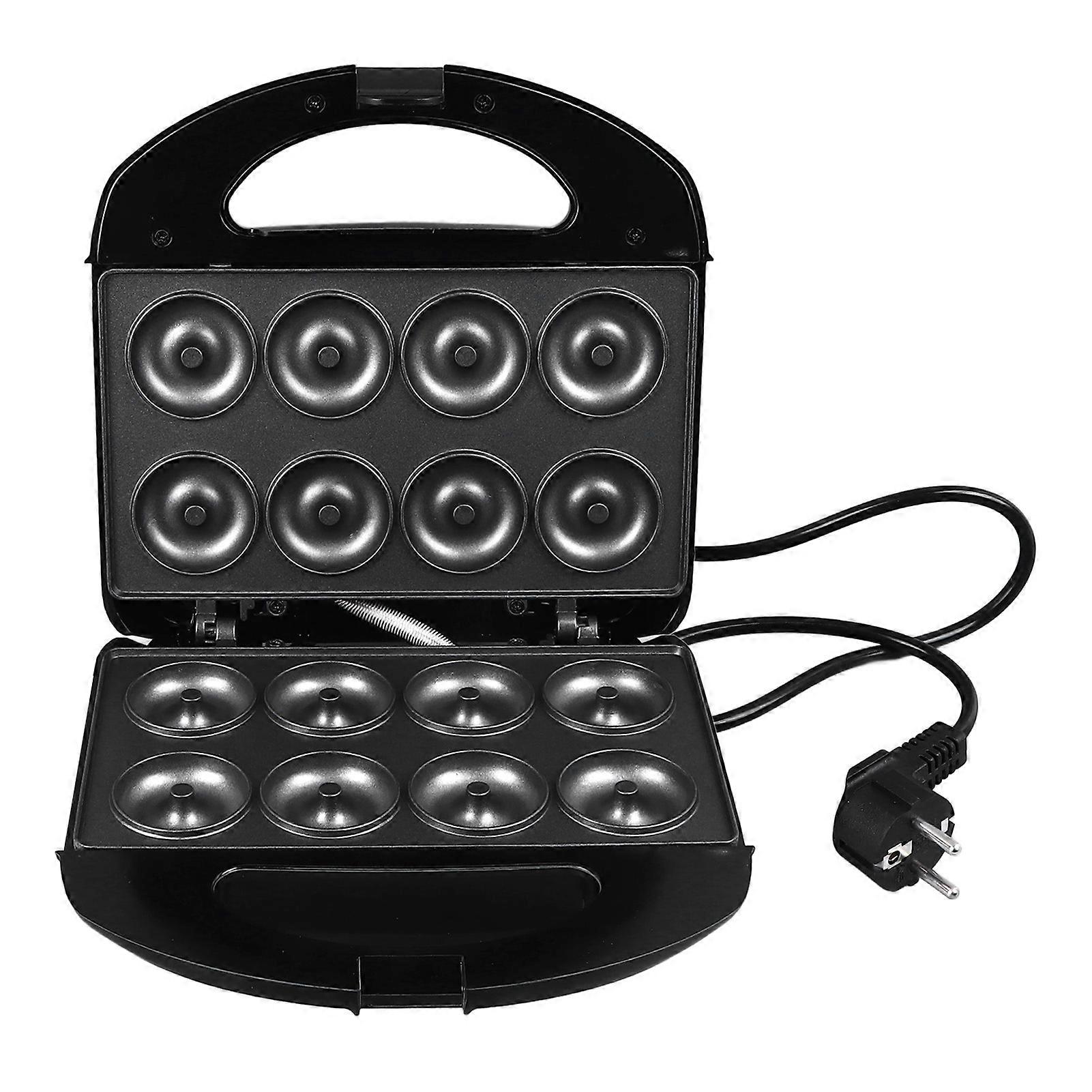 Mini Donut Maker Machine for Kid Friendly Breakfast Snacks Desserts with Non Stick Surface Makes 8 Doughnuts