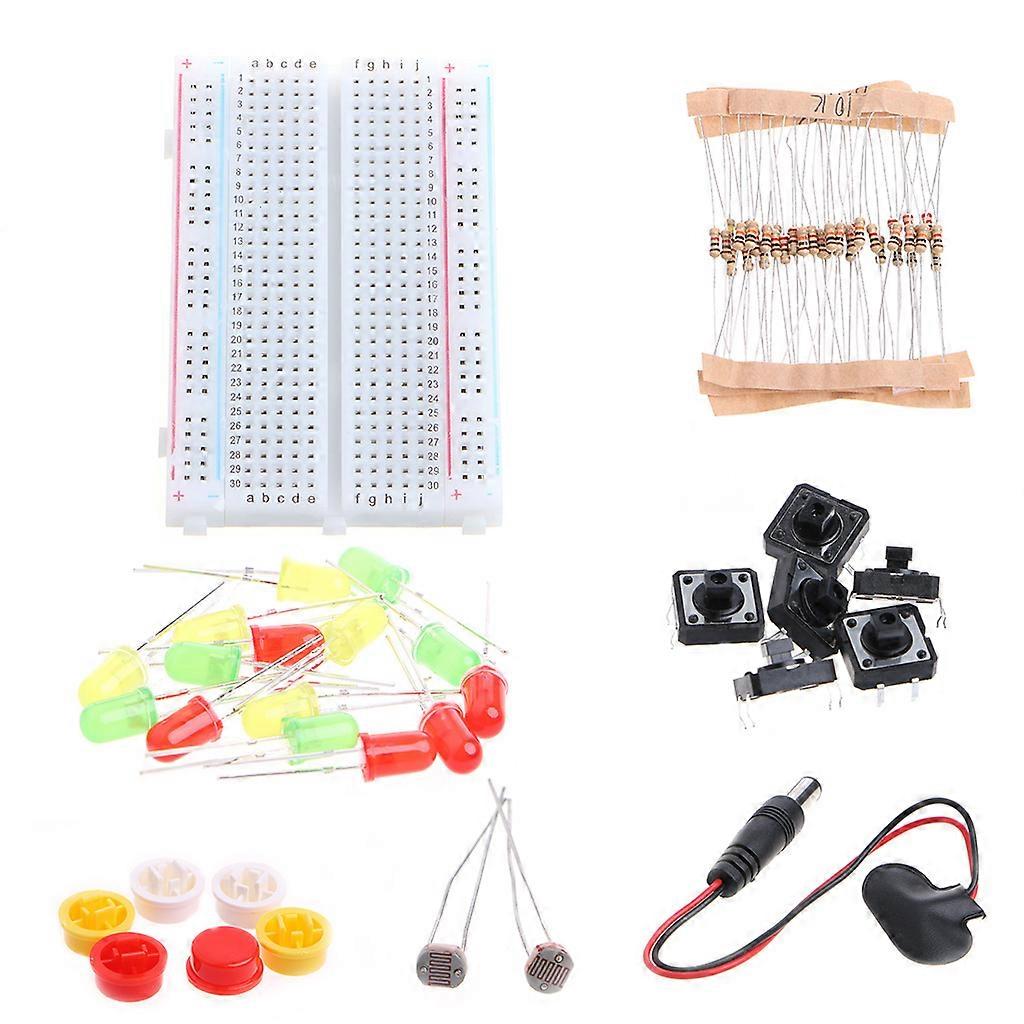 Starter Kit R3 Mini Breadboard LED Jumper Wire Button