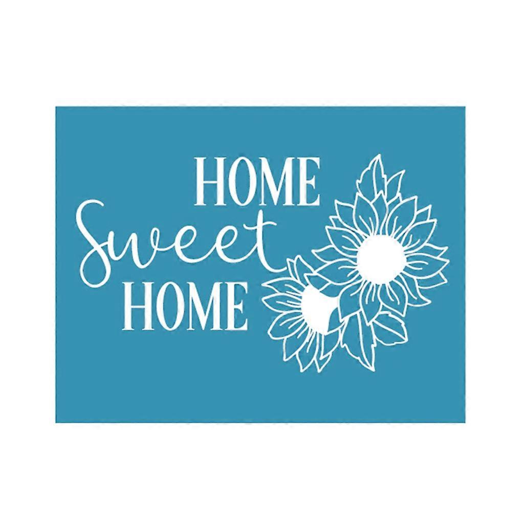 DIY Self-Adhesive Silk Screen Printing Stencil Sweet Flower Pattern Reusable