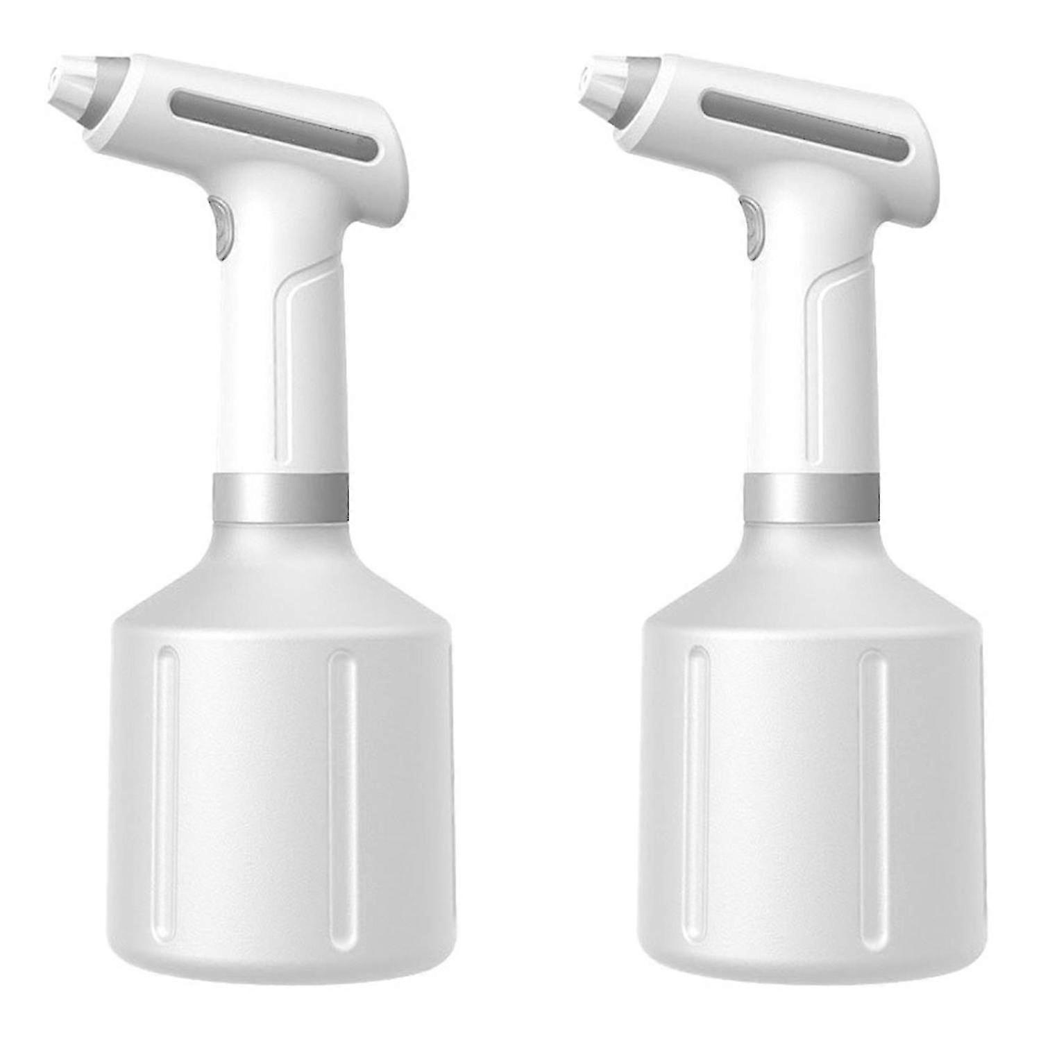 2x Automatic Electric En Pump Er Usb Recharable Stream Bottle Portable Yard Lawn