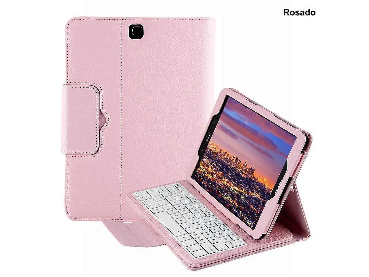 Keyboard Case for Galaxy Tab S2 8.0 Inch Model SM-T715 / SM-T713 / SM-T710 Folio PU Leather Stand Case Cover with Detachable Wireless Keyboard