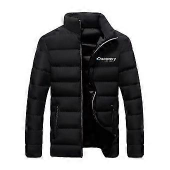 Neu Discovery Channel Winterjacke Herrenmode Stehkragen Herren Parker Jacke  Herren Reißverschluss gepolsterte Jacke Herren Jacke