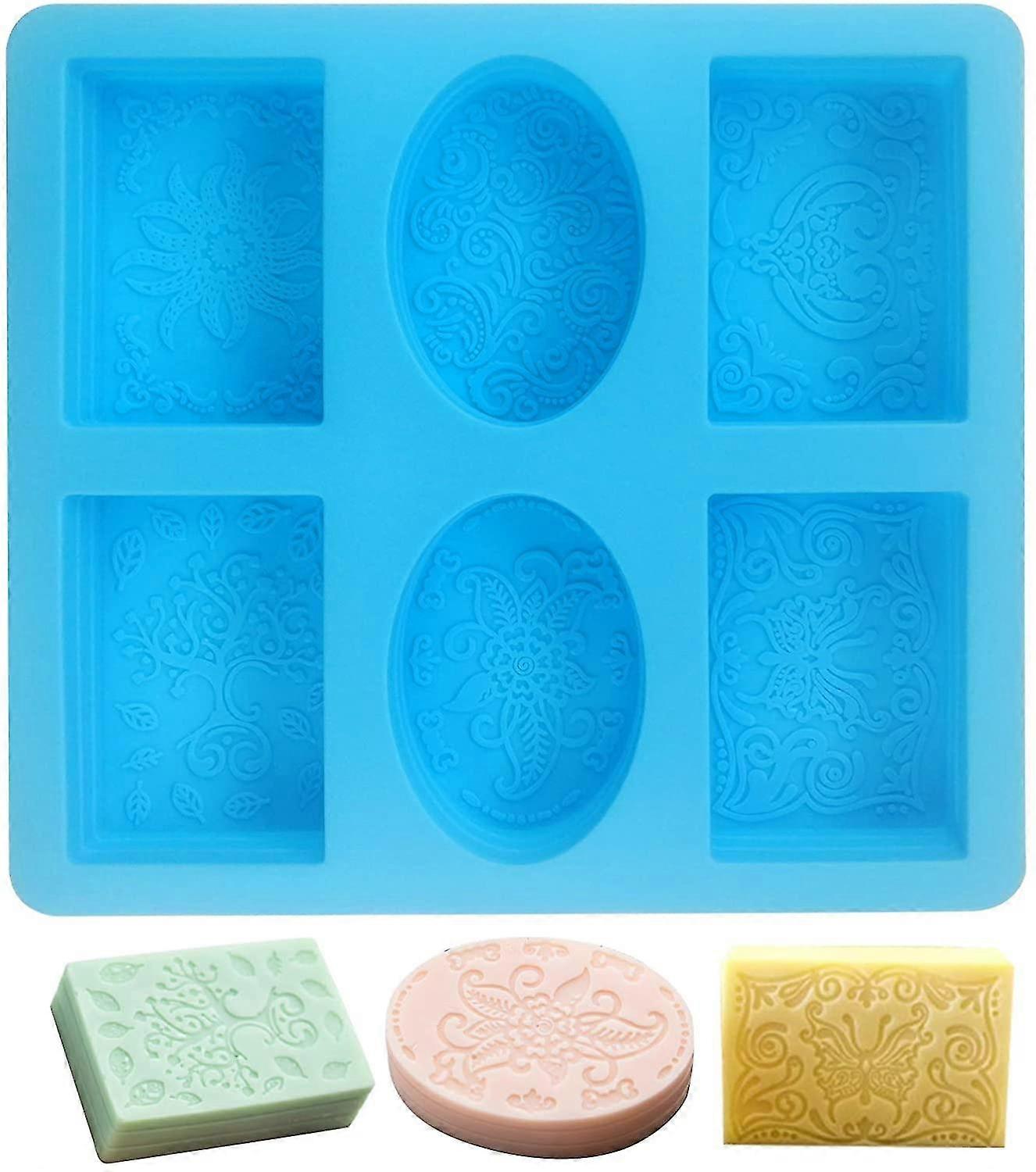 長方形のシリコーンモールド、ムールアグレーブ;Soap, Mold & Soap, Reusable Silicone Mold, Soap Mold Silicone Soap, Easy To Use.アンディ、ペストリー、チャンネルのためのアンモールド
