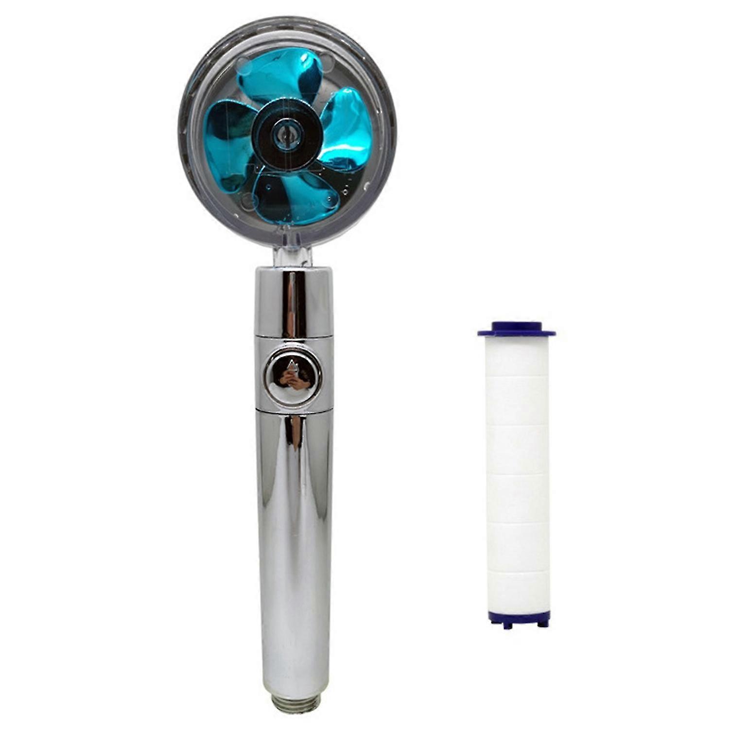 360 Degree Rotation Shower Spray Turbocharged Filter Durable Useful Pressurized Shower Head for