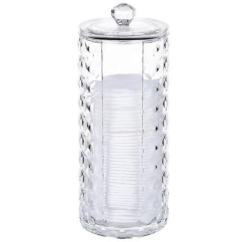 Acrylic Makeup Cotton Pad Holder, Clear
