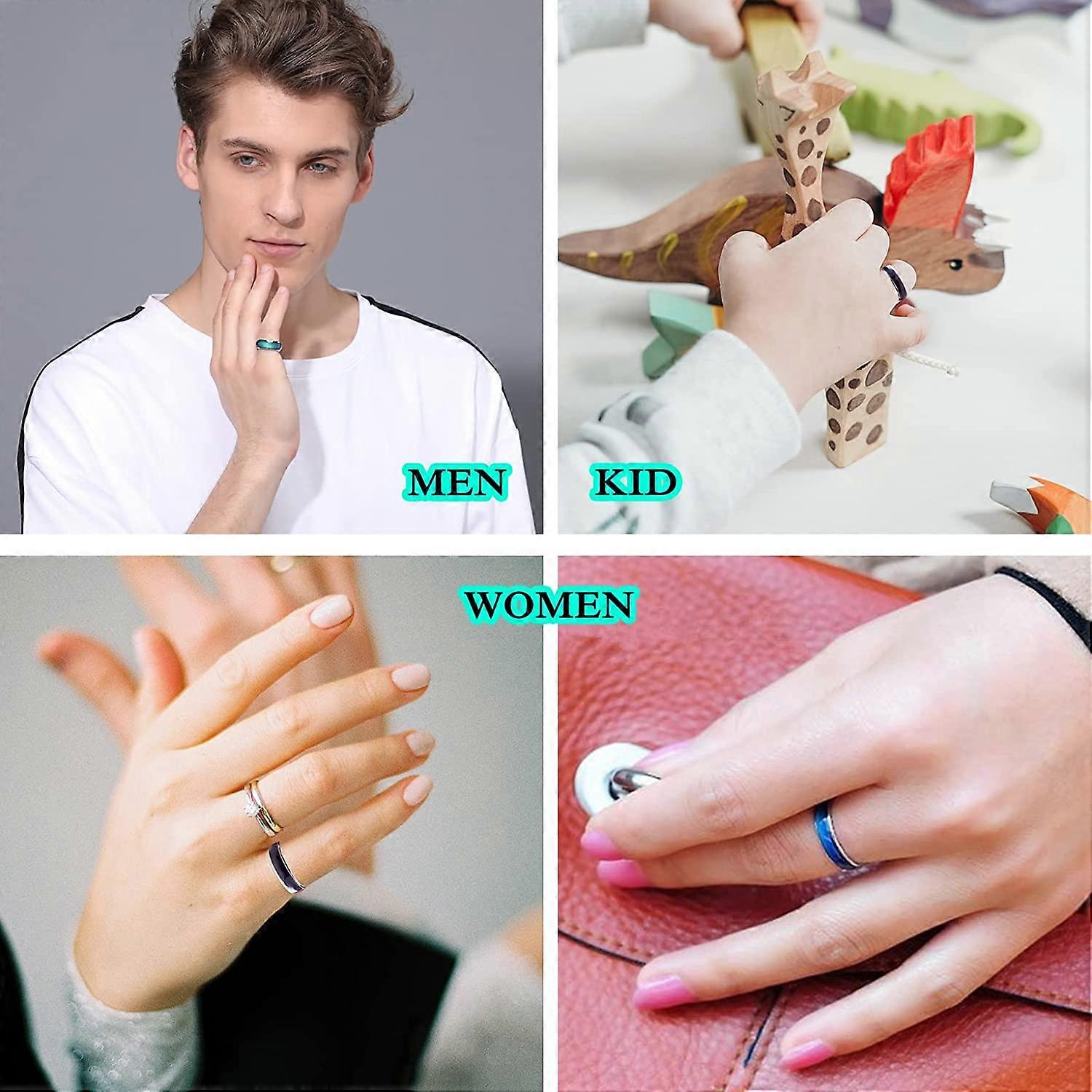Mood Rings For Adults Kids 2 Pcs Mood Rings For Men Women Change Mood rings for adults kids 2 pcs mood rings for men women change