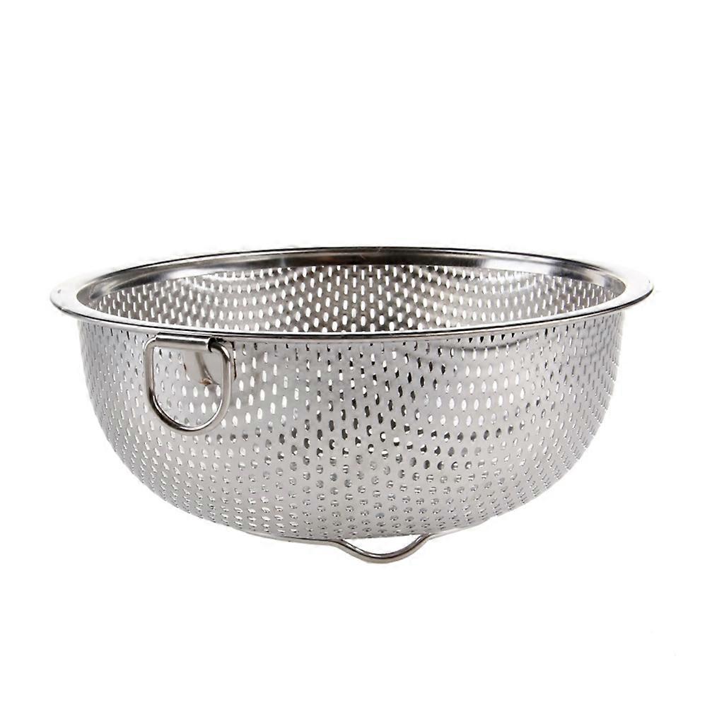 Stainless Steel Kitchen Hole Dense Mesh Sifter Colander Strainer Sieve Baskets