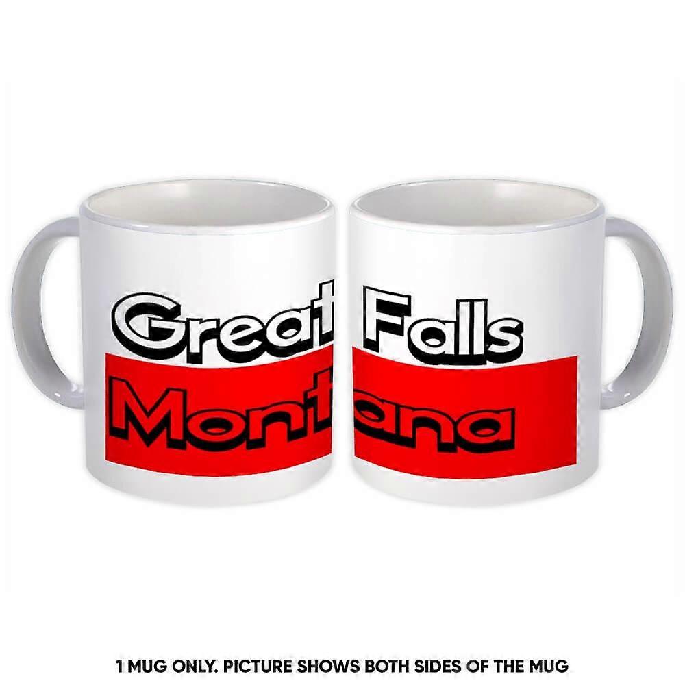 Gift Mug: Great Falls Montana Rectangle