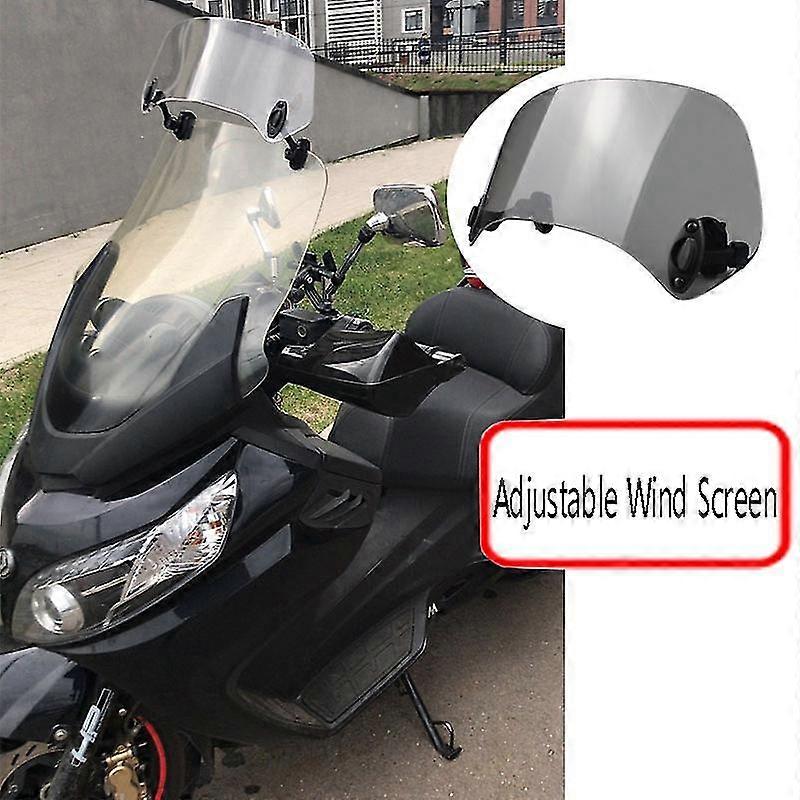 Transparent Color Universal Motorcycle Adjustable Wind Screen Extension transparent-color-universal-motorcycle-adjustable-wind-screen-extension