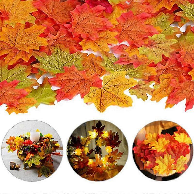 Artificial Simulation Maple Leaf Party Decoration Shooting Props