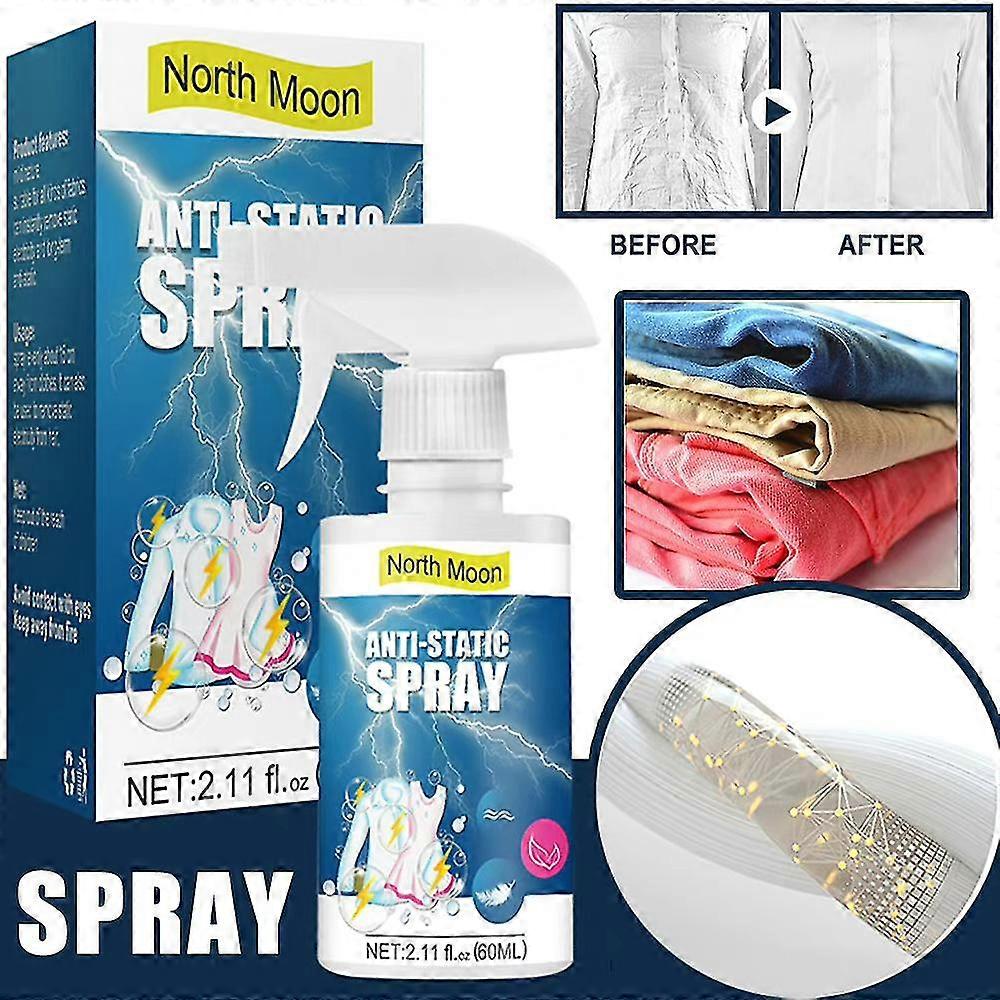 防静电喷雾非危险防静电喷雾安全静电去除剂用于衣服头发