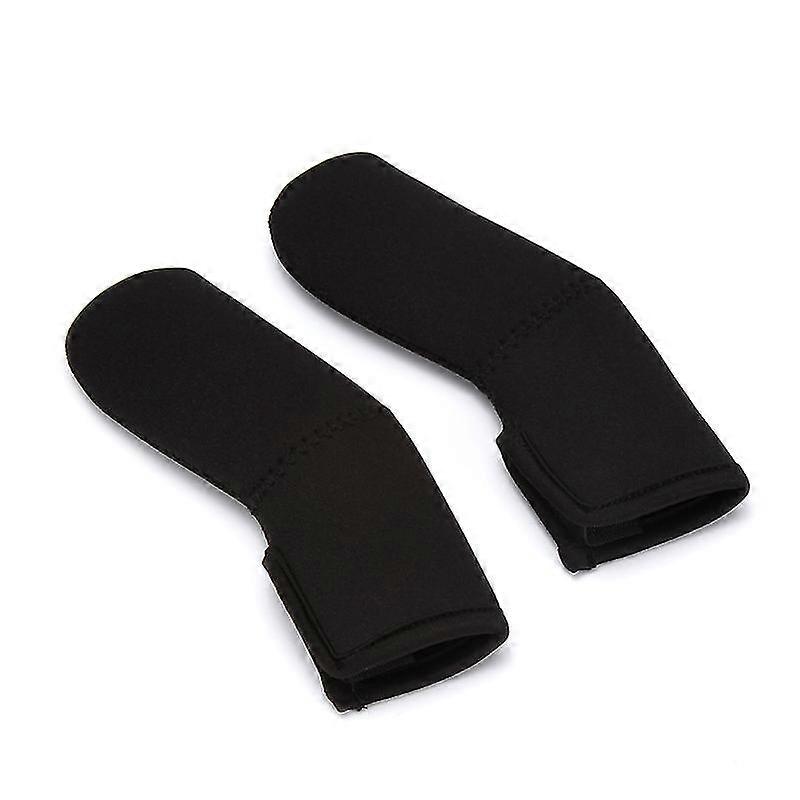 Baby Stroller Armrest Cover Universal Elastic Handle Dust-proof Protector Sleeve For Pushchair Pram(1 Pair, Black)