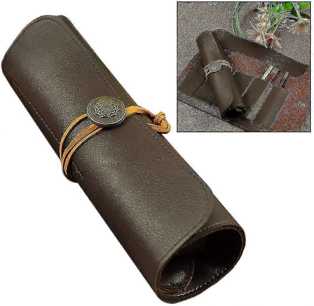 حقيبة سكين مصنوعة من جلد Pu ، حقيبة تخزين سكين مقاومة للماء H A