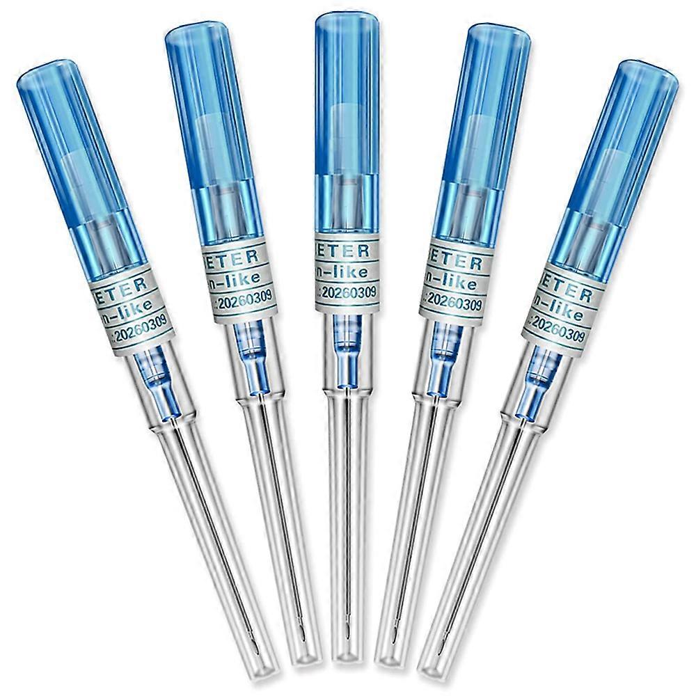 5/25/50/100DB eldobható sterilizált piercing tűk IV. katétertűk 14/16/18/20/22G fül ajak hasa test piercing eszköz