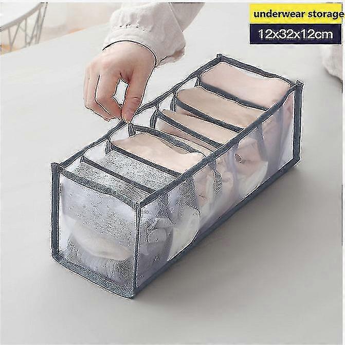 Underwear Socks Bra Storage Box Drawer Separation And Sorting Grid Bra Socks Underwear Sorting Box