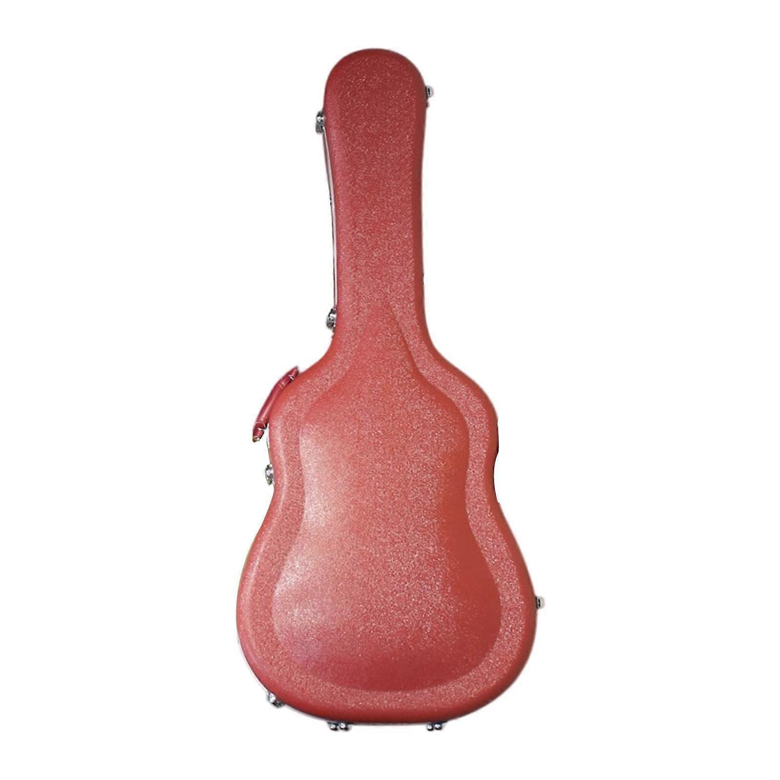 Guitar Bag Lockable with Side Handle Handheld Backpack Case Classical Guitar red
