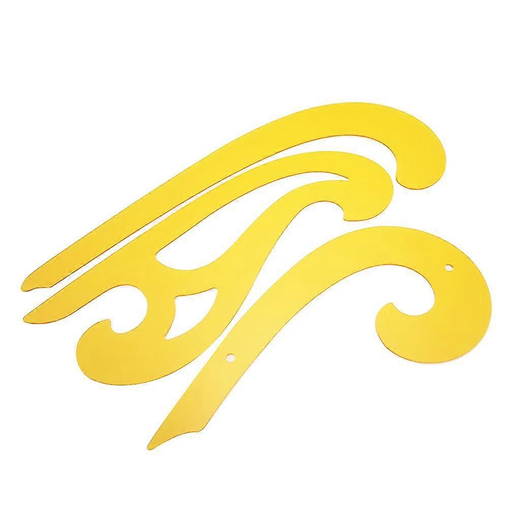 3 Pcs French Curve and Template Ruler Vary Form Fashion Ruler Set Drawing Stencils Template for Craft Sewing DesignP20211224787