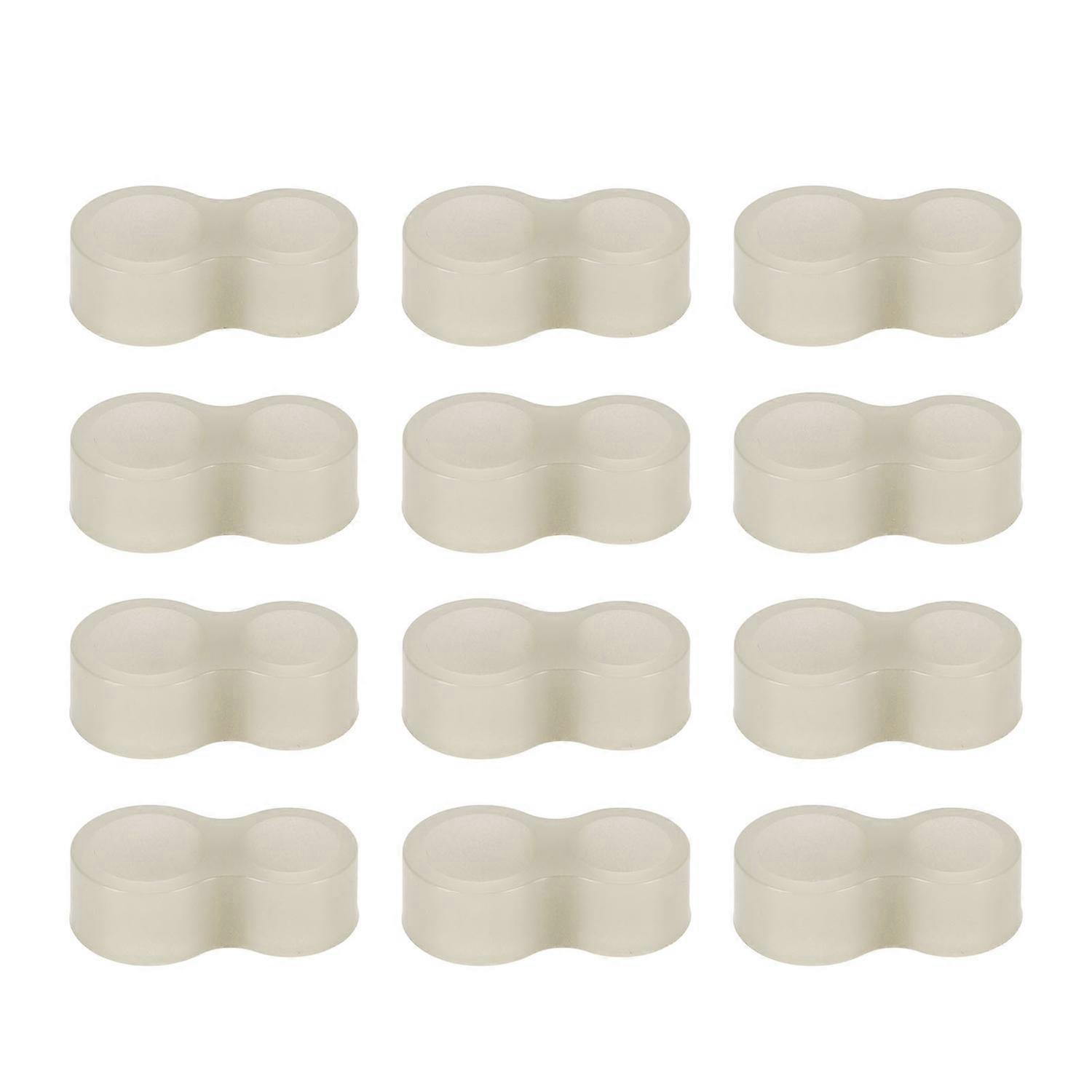 12pcs Door Handle Buffer Collision Avoidance Eliminate Sound Diplopore Silicone Door Handle Protecti