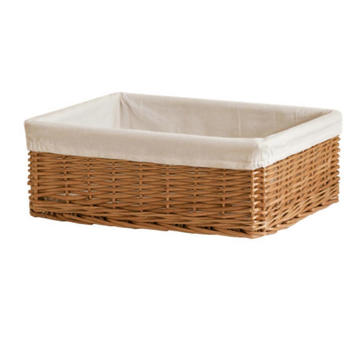 Handwoven Storage Basket - Willower Weaving for Kitchen, Toys, Snacks Sundries Organizer Box for Home C