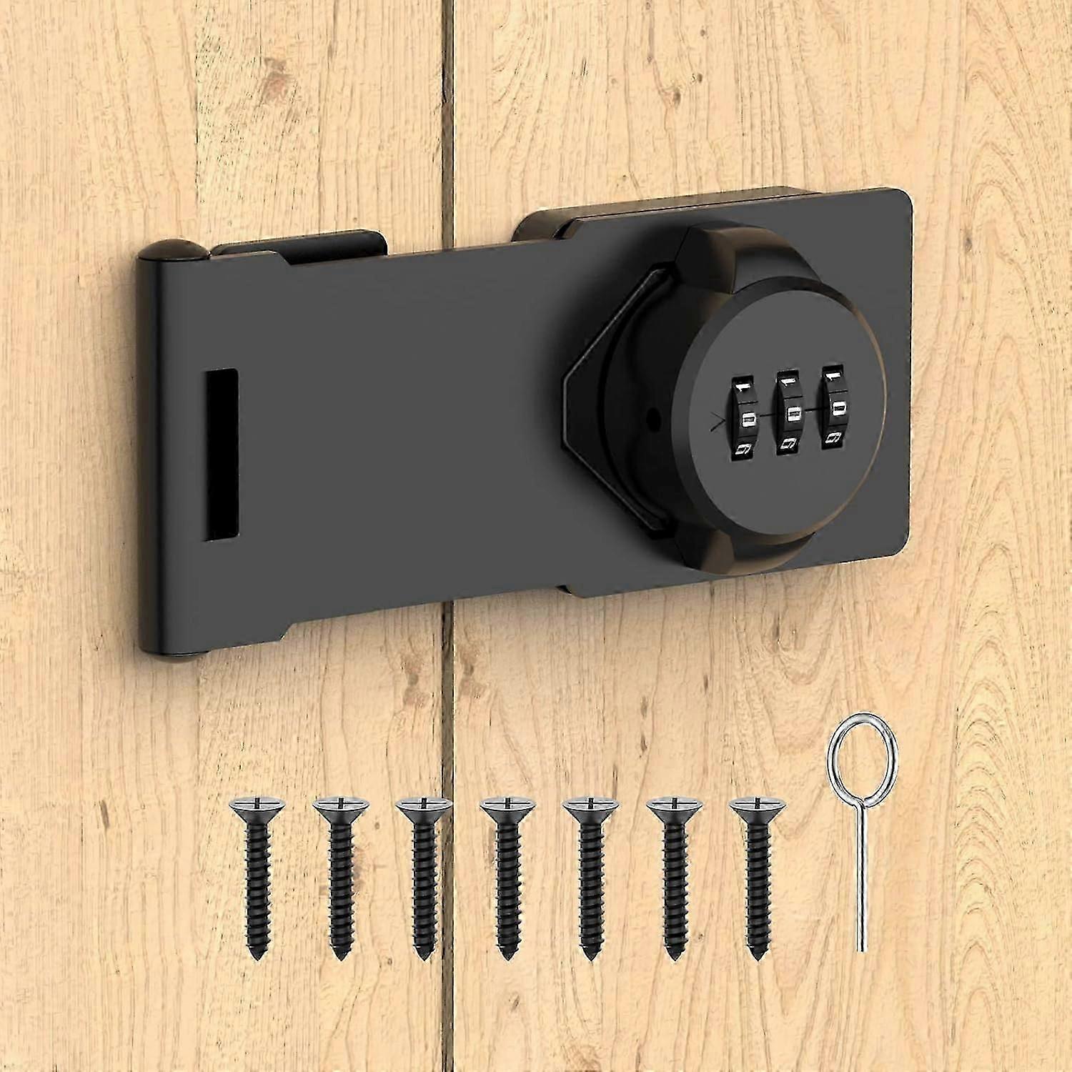 unique Mechanical Password Rotary Hasp Locks, Cabinet Locks with Combination, Door