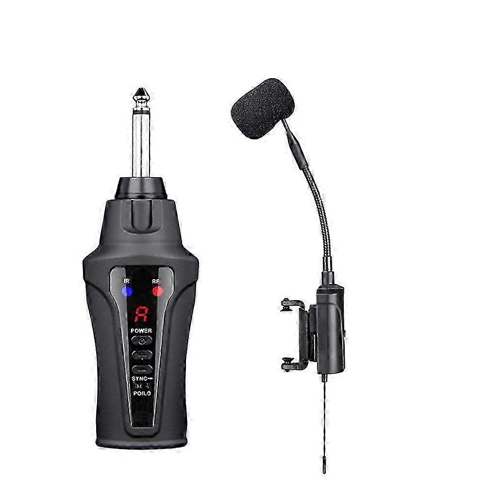 Microfon de vioară fără fir UHF Gooseneck Pick Up instrument Clip-on Mic Receptor și transmițător pentru