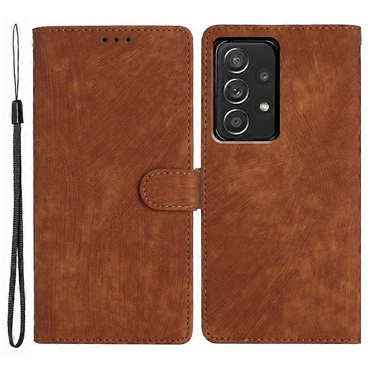Compatible For Samsung Galaxy A33 5G Skin-touch PU Leather Phone Case Flip Stand Wallet Cover