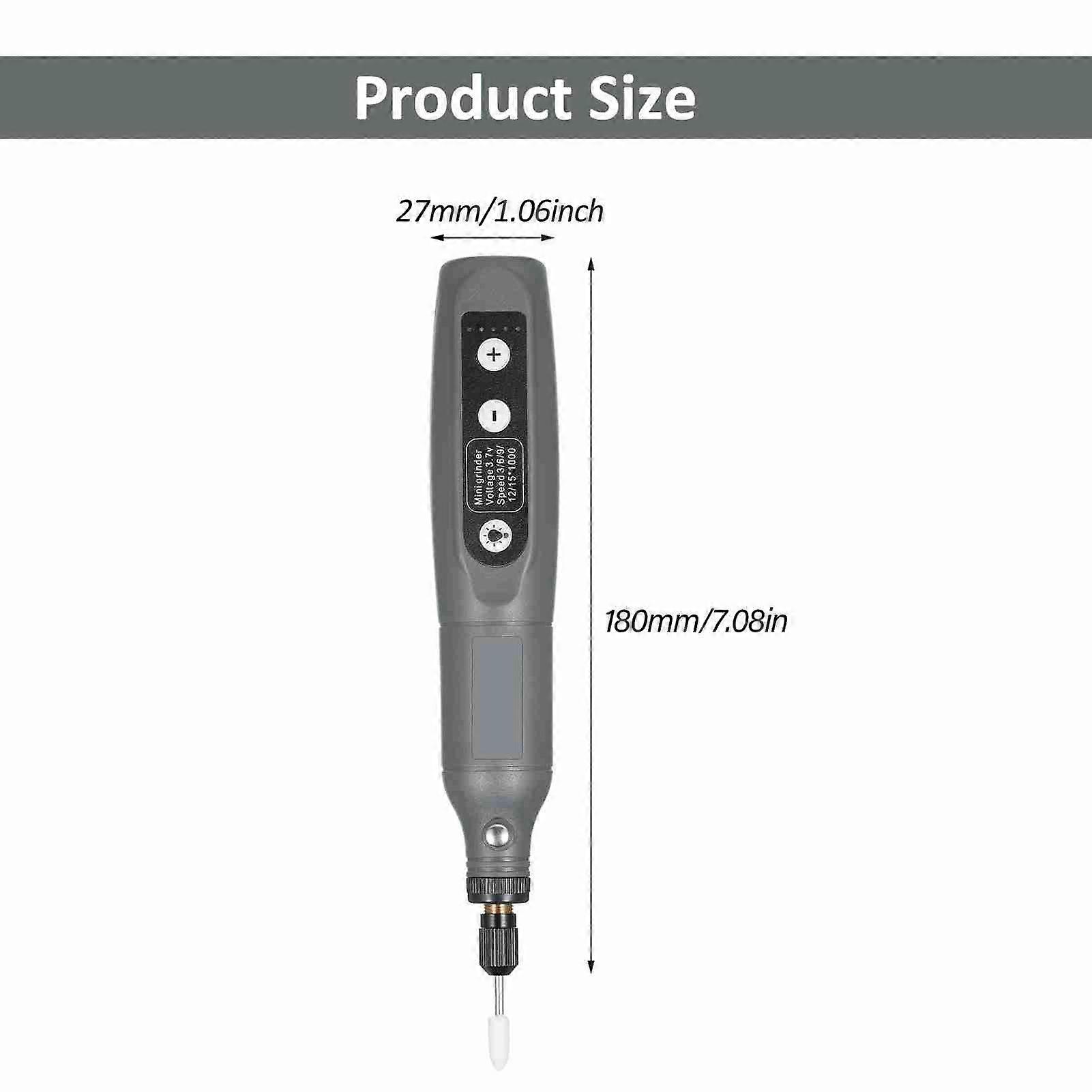Cordless Small Electric Drill 5 Speed Adjustable Mini Rechargeable Rotary Tool for Pet Nail Sharpening