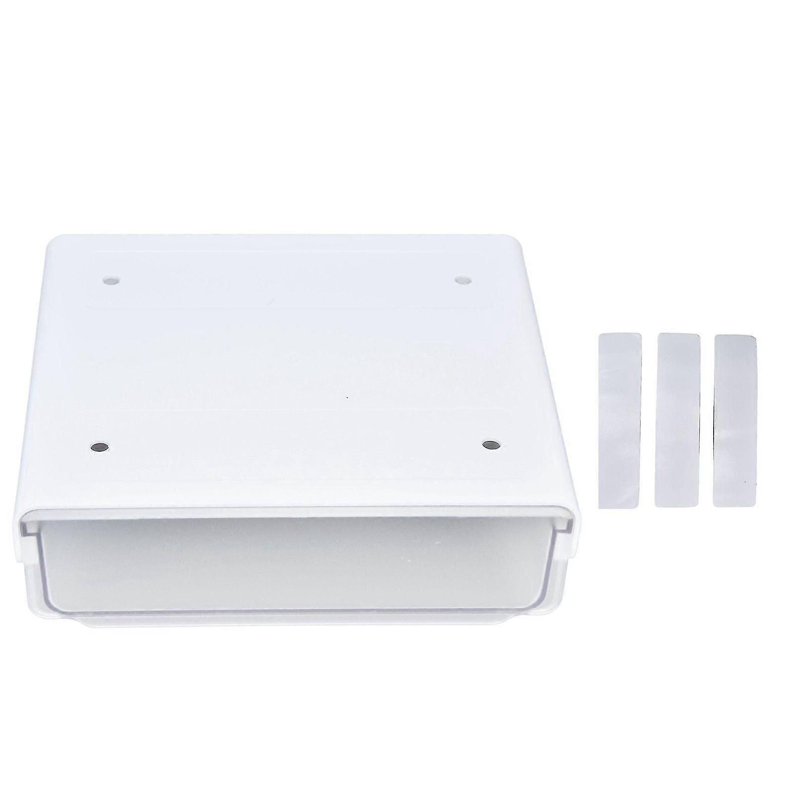 WXHAcrylic Drawer Storage Concealed Acrylic Drawer Storage Holder with 3 Pastes for Home OfficeL