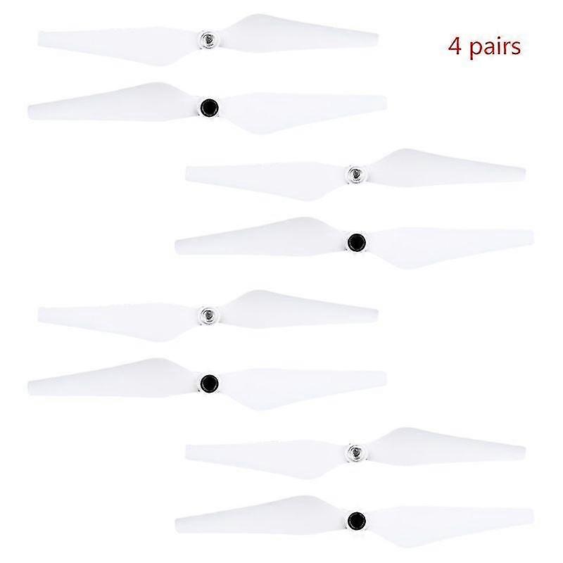 8PCS 9450 White Plastic Self Locking Enhanced Prop Blade Propellers for DJI Phantom Multicopter 1/2/