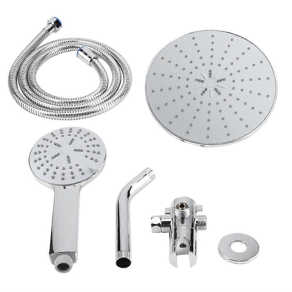 Chrome Plate High Pressure 3 Way Dual Handheld Shower Head Combo with Rainfall Settings, Adjustable Spray, and Durable Finish